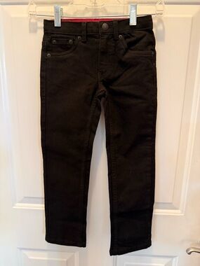 Levi's youth boys Black Skinny Jeans size 6